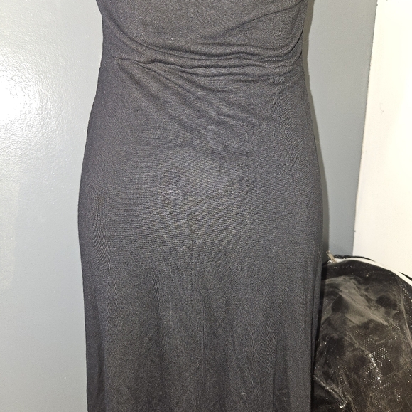 H & M Womans Black Spaghetti Strap Dress Size L - Picture 6 of 11